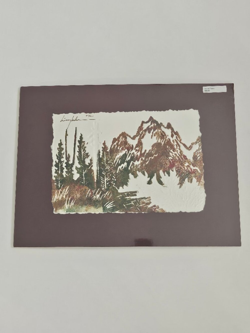"Sacred Peaks" Limited Edition Mountain Landscape Signed And Numbered Print